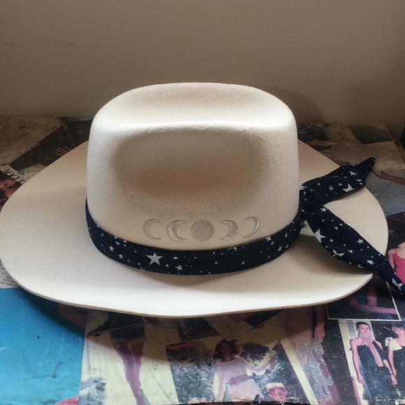 Free People Van Palma Thelma Moon Cycle Cowboy Hat